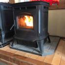 Absolute43 Pellet Stove (Side View)